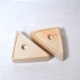 Designer stone candlesticks