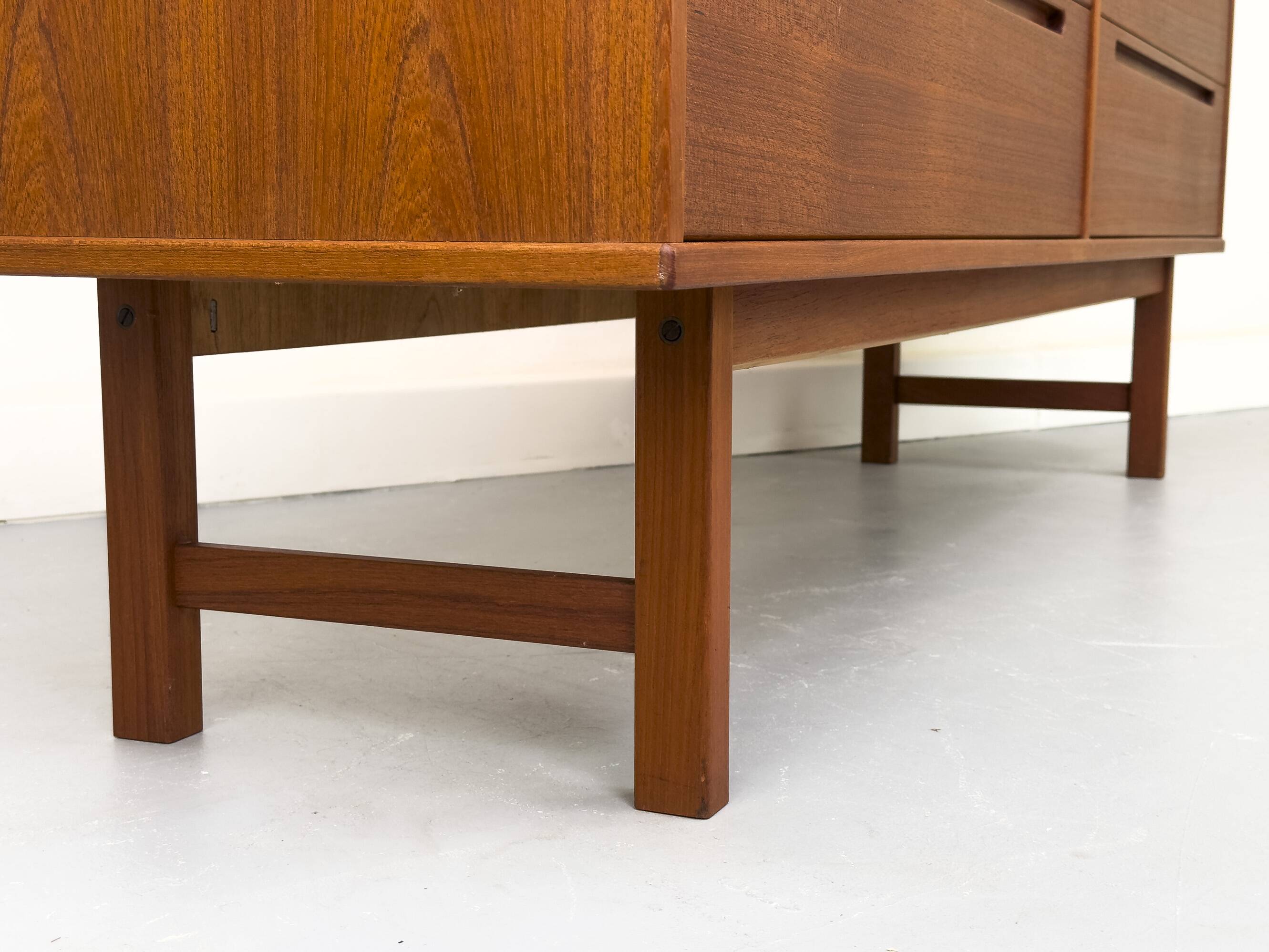 Large Teak Chest of Drawers from Tørring / HJN Møbelfabrik, 1960s