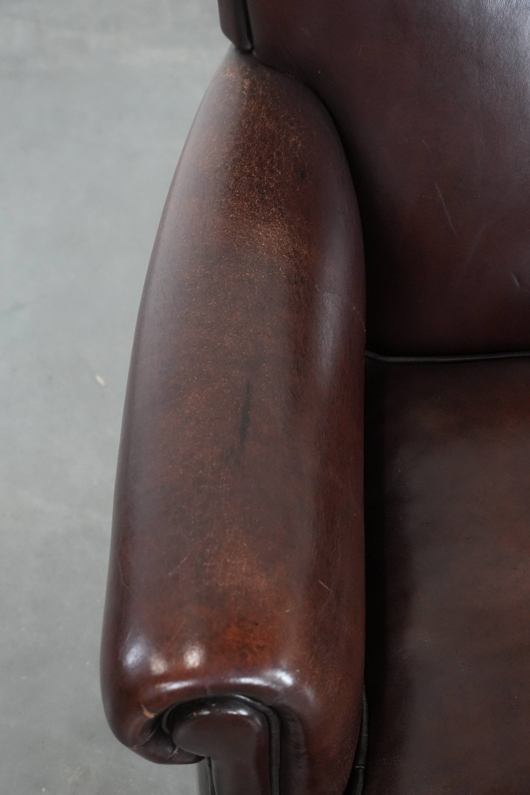 Luxury Sheep Leather Armchair with a Timeless Look