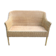 Banquette en bambou, rotin & osier adulte vintage