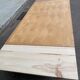 Renovated 1950s wooden Art Deco extendable dining table.