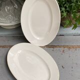 Pair of old dishes digoin