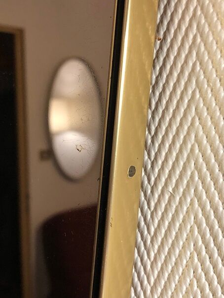 Mirror mirror free form of the 50s - 60s 38x78cm