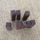 8 wooden knife holders