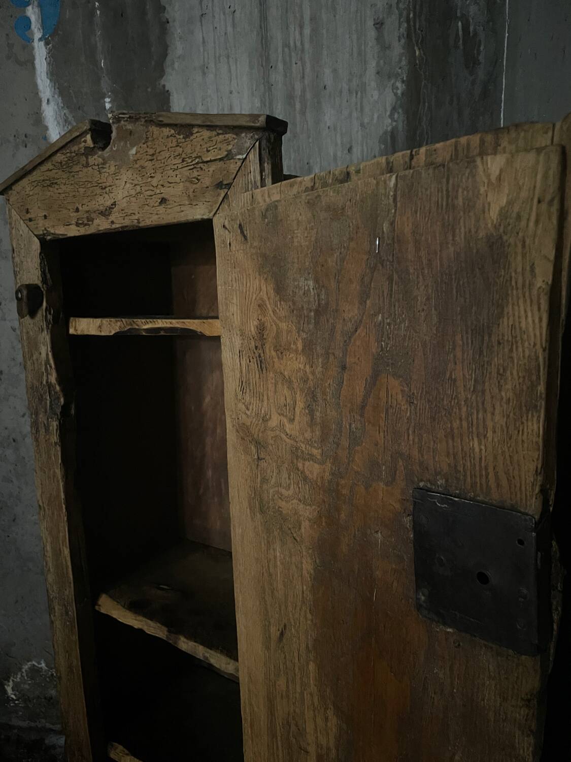 18th century rustic cabinet, Spanish folk art
