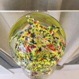 Large sulfide multicolored fireworks style paper press