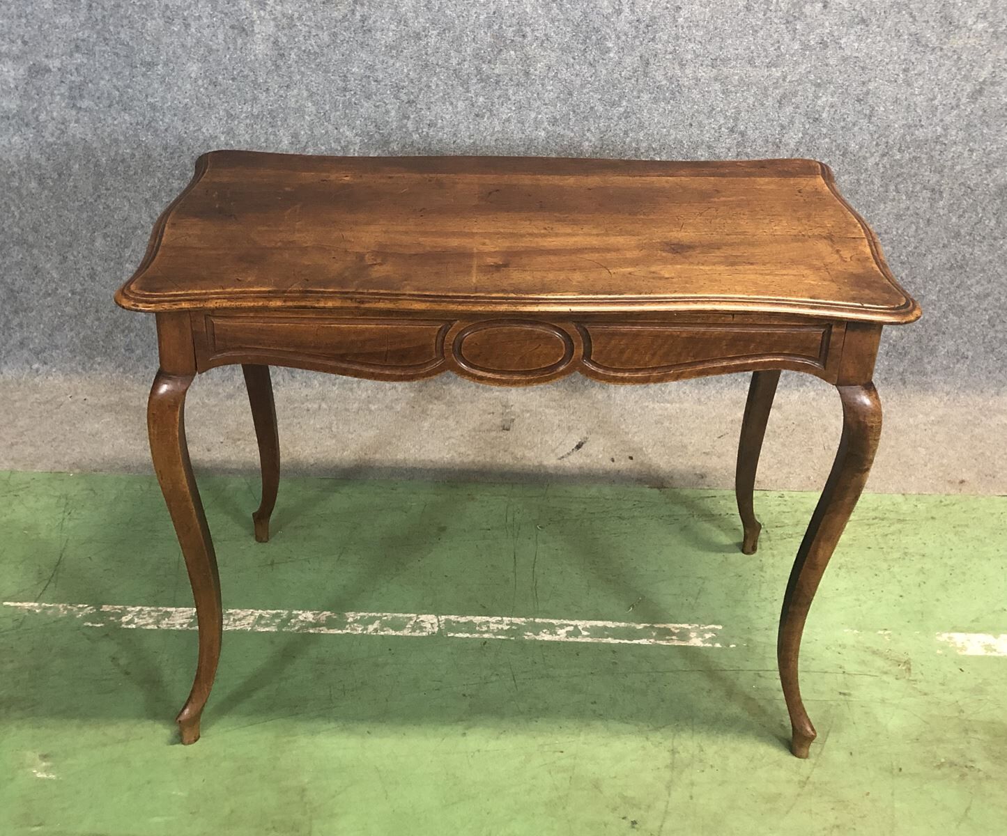 Louis XV style walnut desk 1950