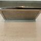 Silver metal jewelry box Red velvet interior XX century