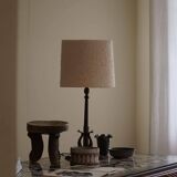 Antique Italian desk table, walnut and marble, Naples, 19th century.