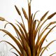 Beautiful huge 1970s gold-plated 5-arm tall metal chandelier by Hans Kögl