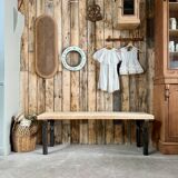 Vintage industrial bench (refurbished)