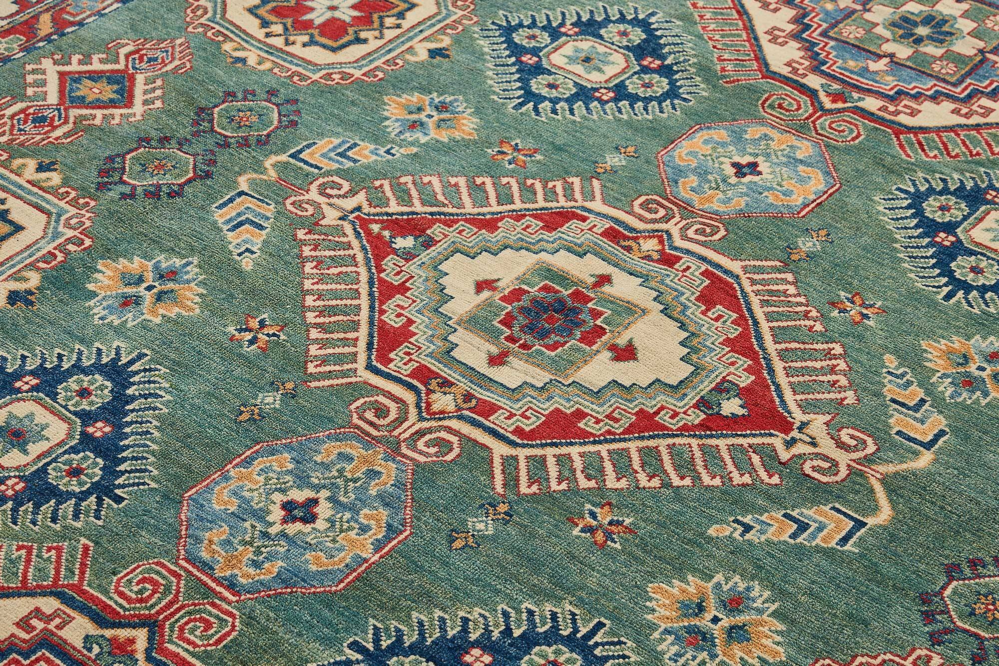 Tapis Oushak en laine noué à la main turc 273 cm x 357 cm