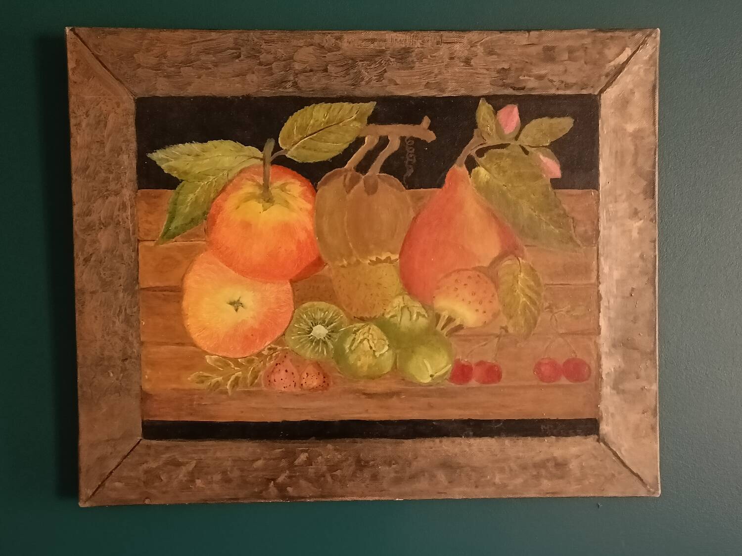 Still life, oil on canvas, signed