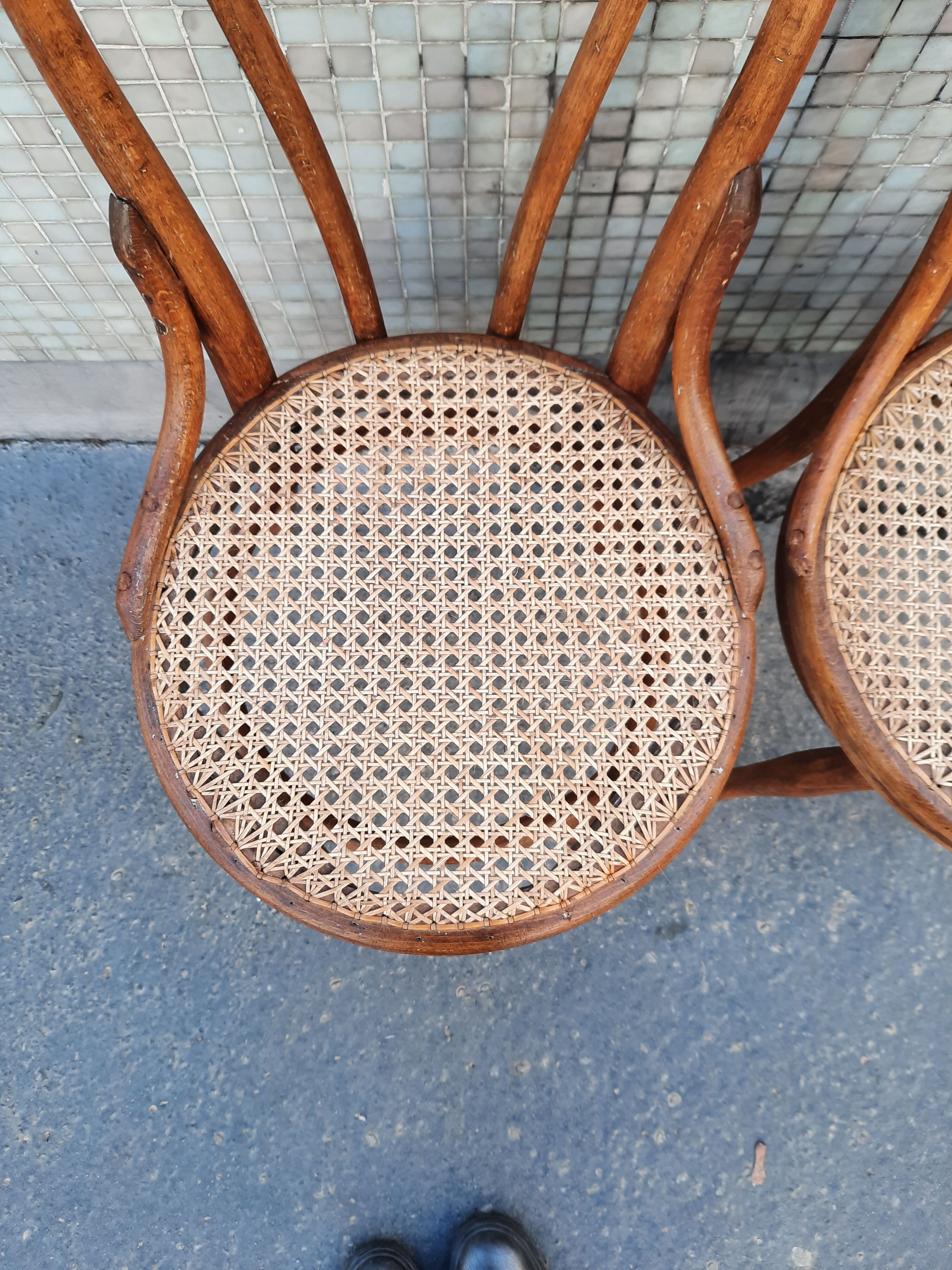 Paire de chaises bistrot Thonet