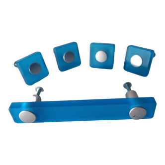 Turquoise resin door handle and knobs for furniture