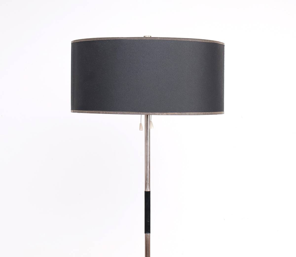 Vintage metal floor lamp with star base, 1960s