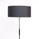 Vintage metal floor lamp with star base, 1960s