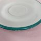 Vintage white and green service