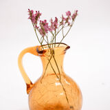Pot en verre craquelé