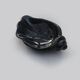 Vide-poche coquillage en céramique noire