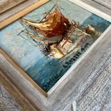 Table HSP Victor Bruzal 1955 fishing sailboat Marine