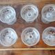 6 coupes à champagne en cristal de Baccarat