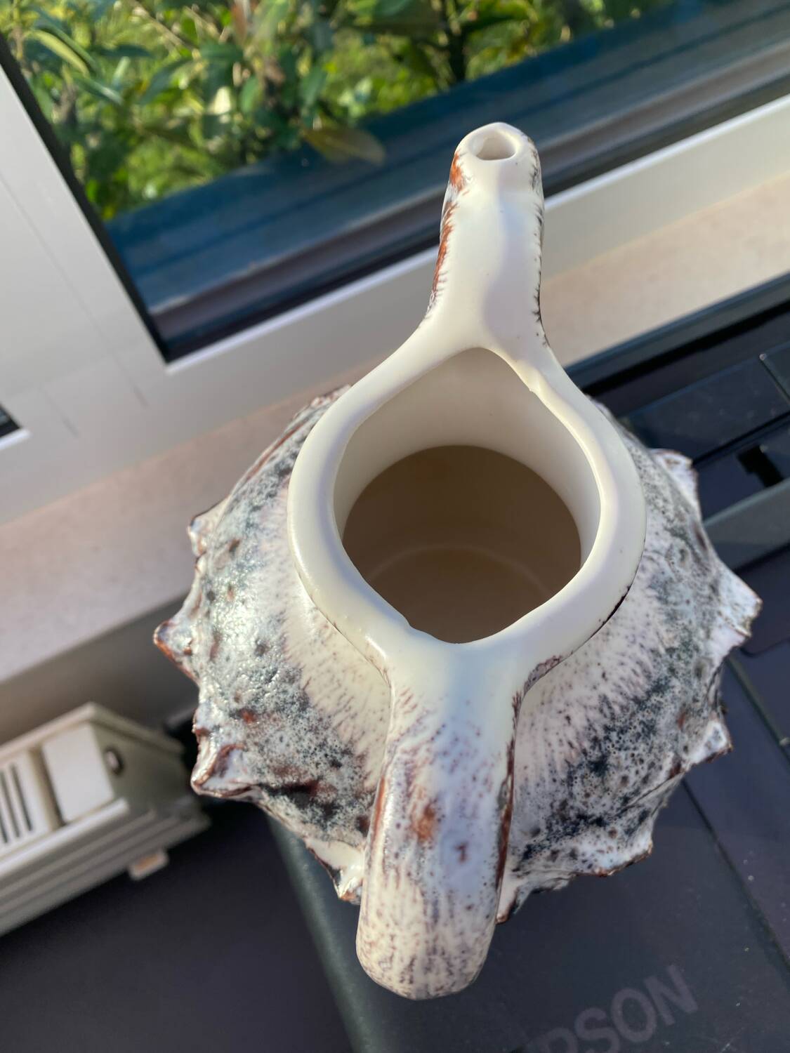 Vintage Vallauris pitcher, brutalist style