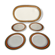 Bidasoa 80 espana set flat and 4 plates vintage circa 1970 spain