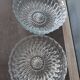 Vintage glass salad bowls