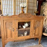 Art Deco sideboard in raw wood