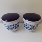 2 tea cups with infuser (herbal tea maker)