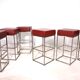 Ensemble de 6 tabourets de bar De Sede DS 218/55 par Paolo Piva, 2000