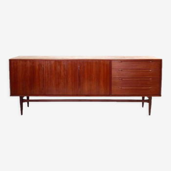 Vintage type 214 teak sideboard by heinrich riestenpatt for rt möbel