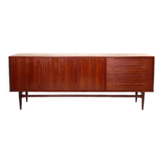 Vintage type 214 teak sideboard by heinrich riestenpatt for rt möbel