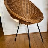 Wicker chair - 1950