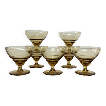 7 Art Deco cups