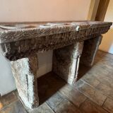 Indian stone console
