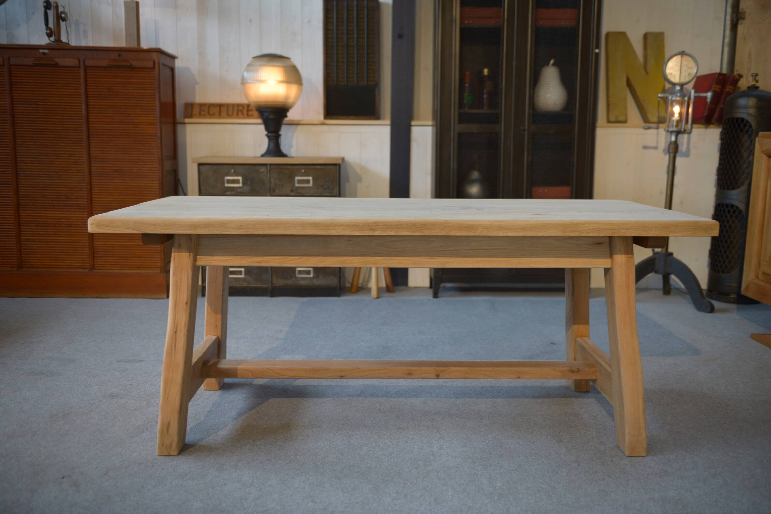 1960's elm dining room table