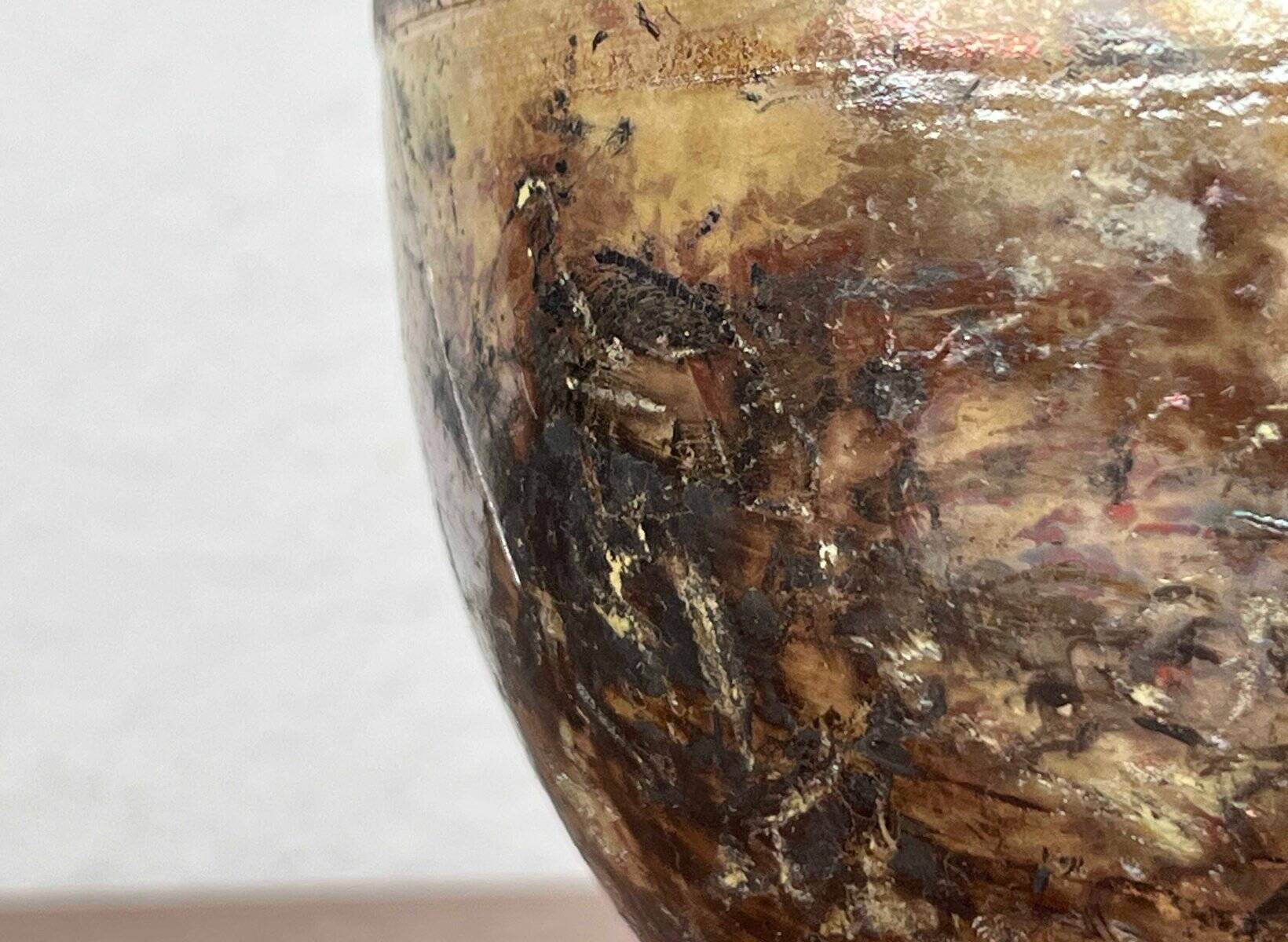 Mid-century modern Danish studio pottery bowl by Sussie Herold, 1960s.