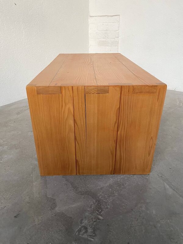 Table basse pin Maison Regain