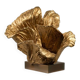 Gilded bronze lamp signed Chrystiane Charles, for Maison Charles.
