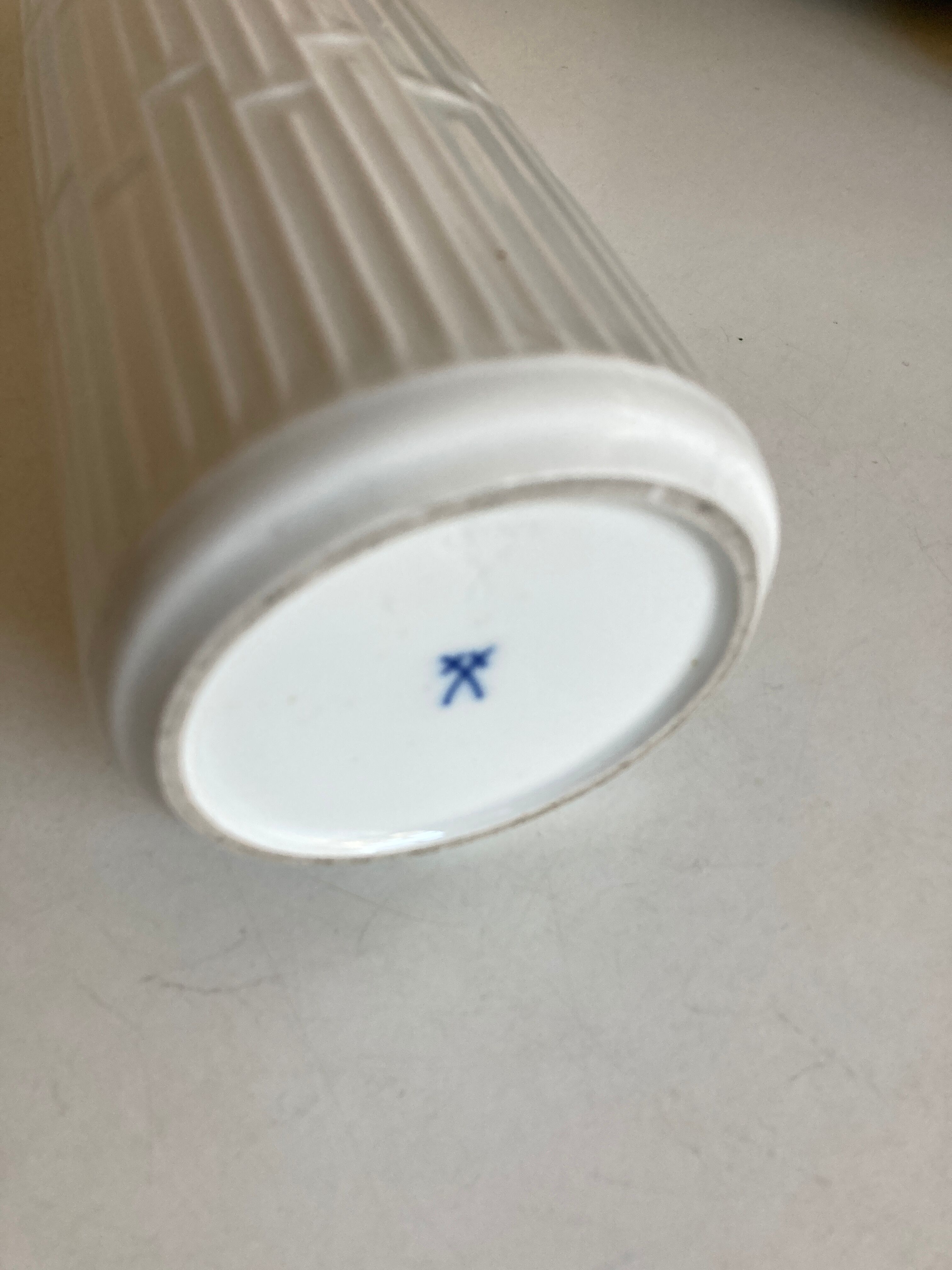 1960 mid century modern vase Hans Merz for Meissen