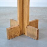 Oak pedestal table circa 1950