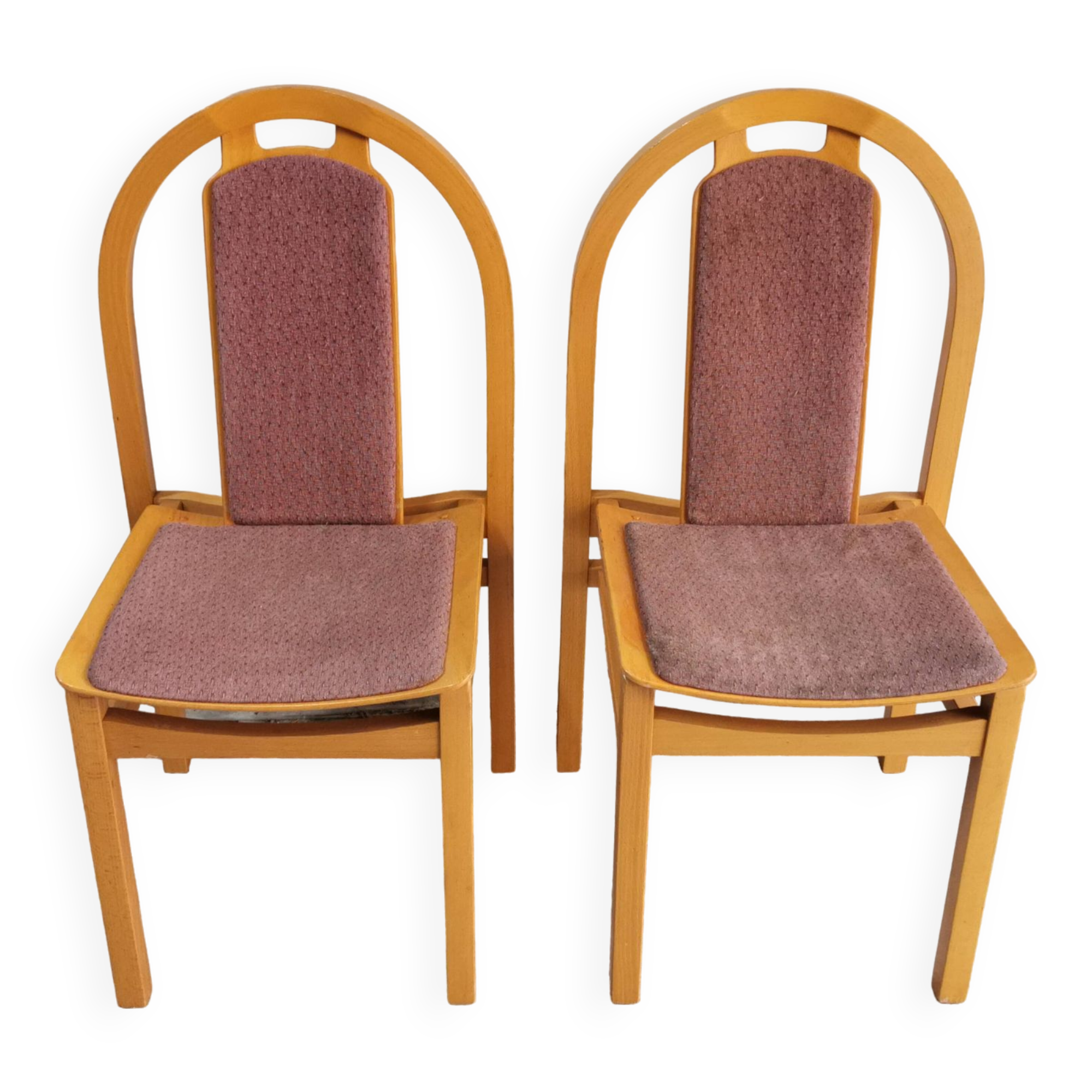 Pair of vintage Baumann Argos chairs Henri JULIEN