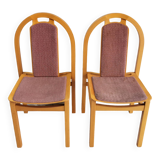 Pair of vintage Baumann Argos chairs Henri JULIEN