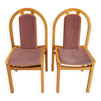 Paire de chaises vintage Baumann Argos Henri Julien