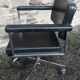 OEM Strafor 60s office chair in leatherette and chrome metal