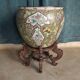 Pot hider or China Porcelain Basin, Rose Family, circa 1970