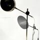 Vintage Brass Floor Lamp Bubble Height-adjustable Spotlight from IKEA 1970s