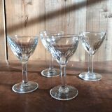 4 verres apéritif vintage